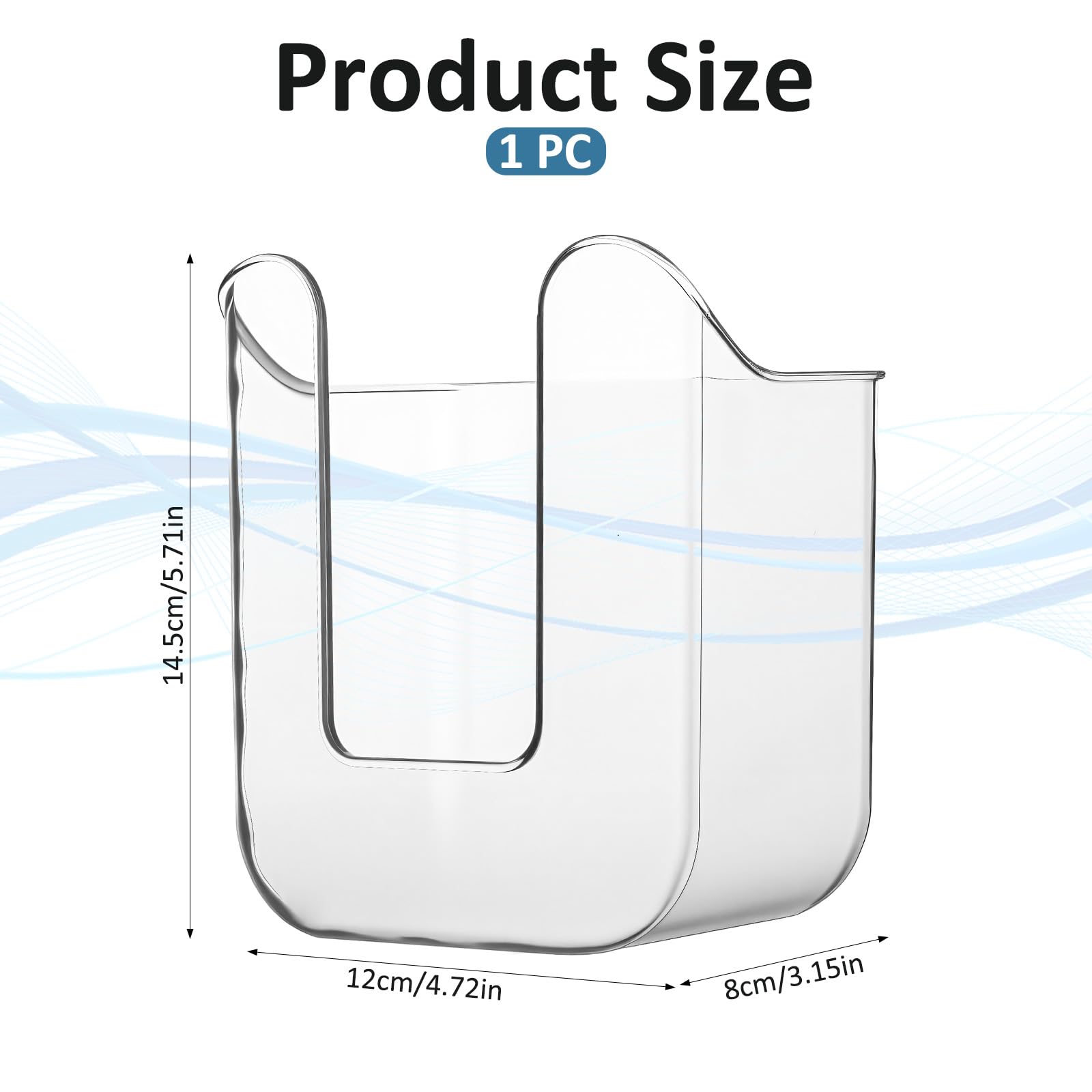 Bruislard wipes storage rack demonstrates space-saving organization for bathrooms.