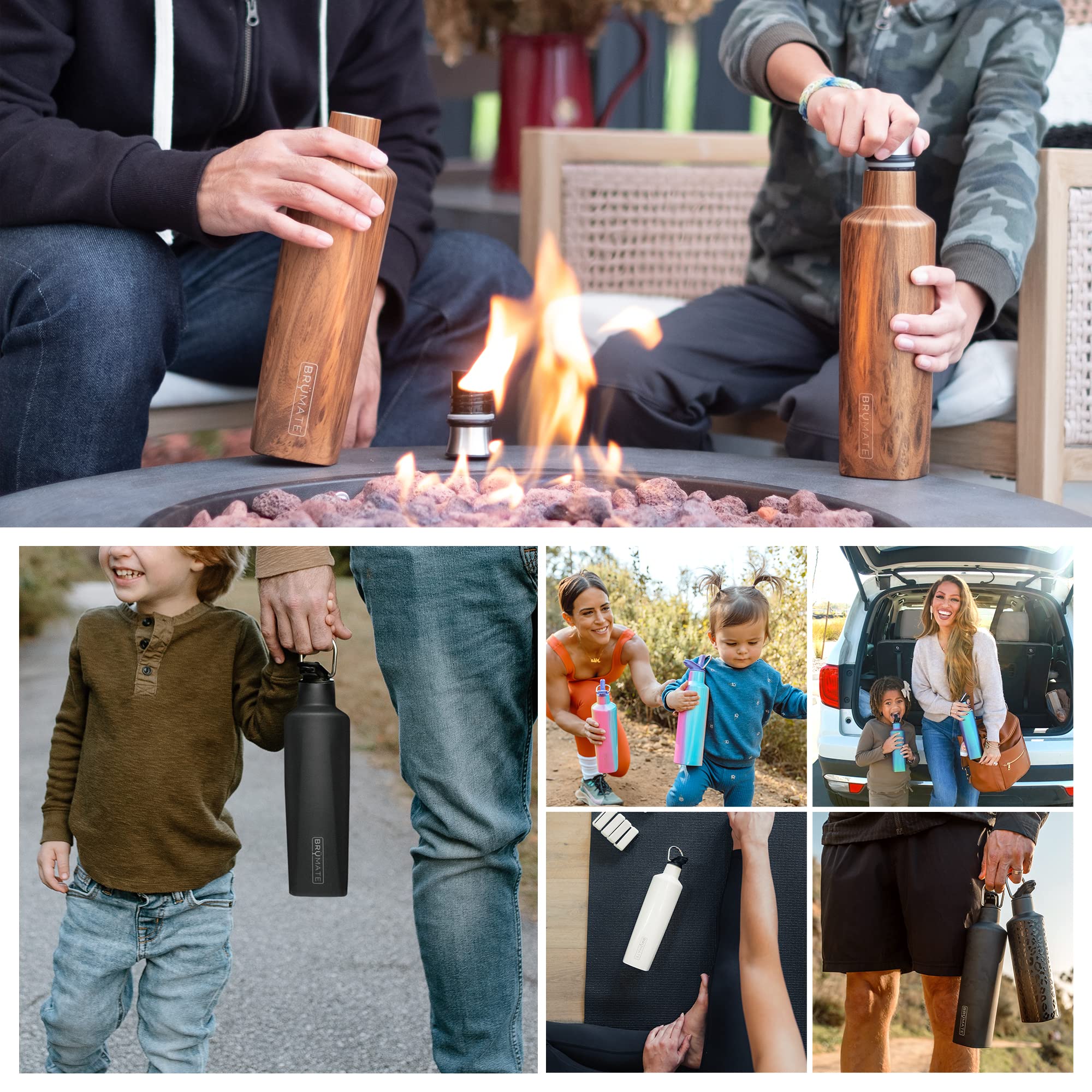 BrüMate leakproof design minimizes spills during play and rides.