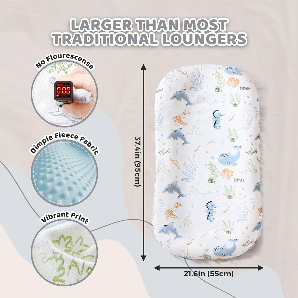 BRUNEES soft 100 percent cotton cover offers breathable comfort on both sides