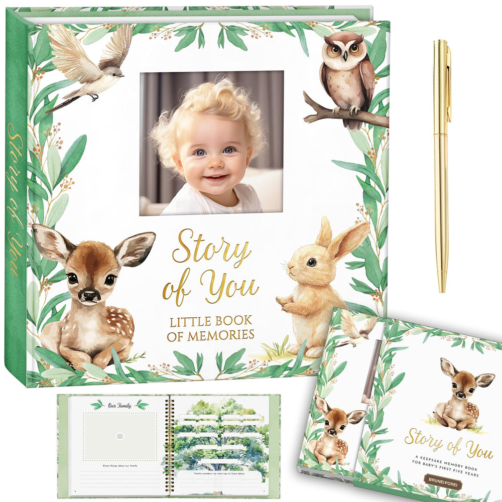 BRUNEI POREI lay-flat-binding lays flat for easy photo placement