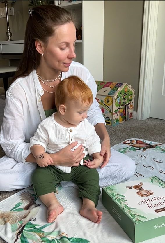 BRUNEI POREI Milestone Blanket markers illustrate date, week, and month milestones