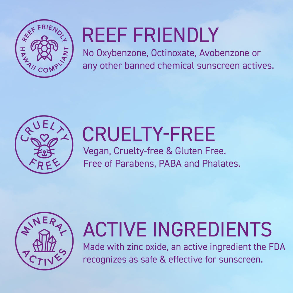 Brush On Block BOB Kids SPF 50 reef-friendly sunscreen for beaches
