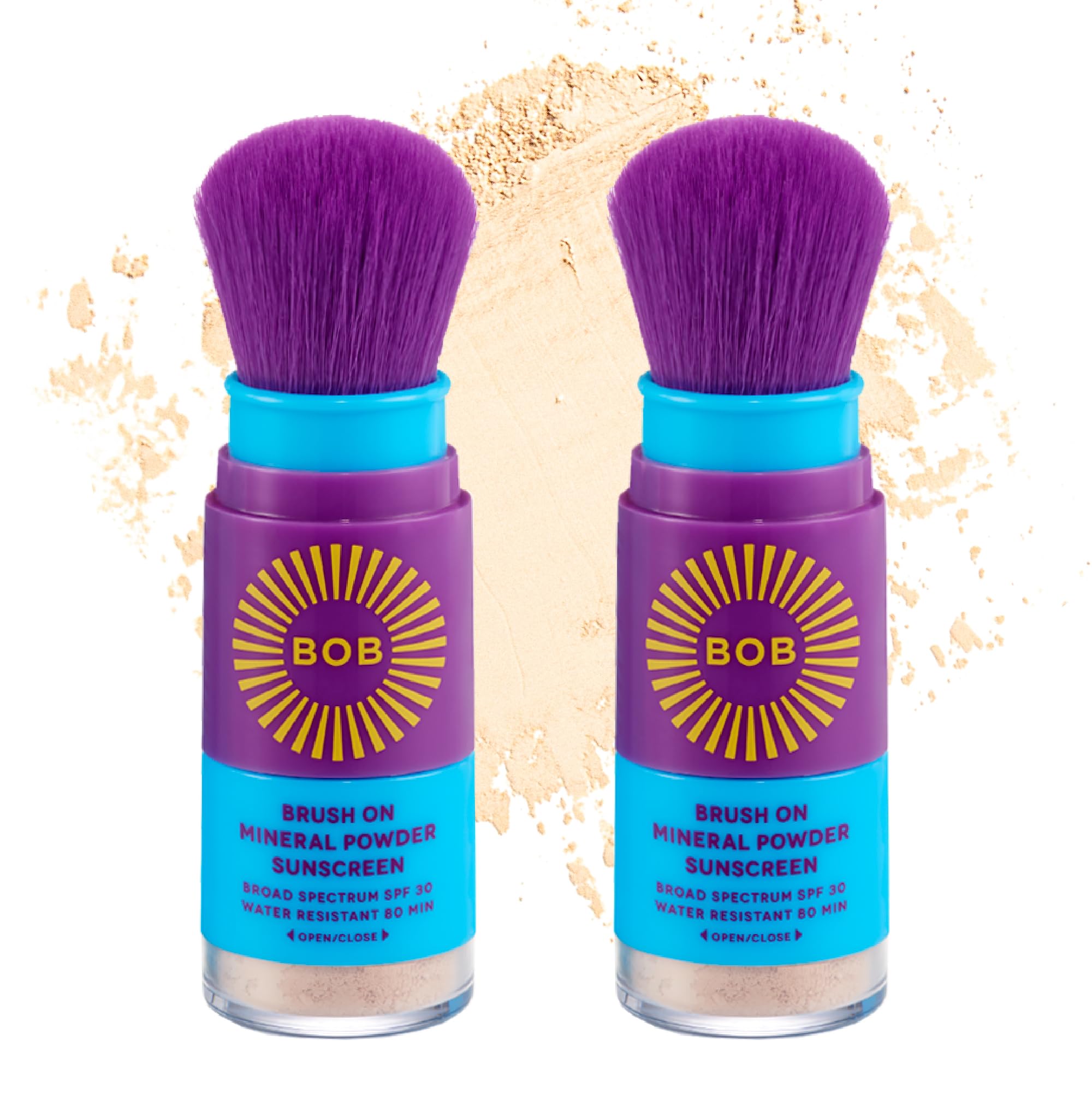 Brush On Block Bob Kids sunscreen brush applying mess-free protection