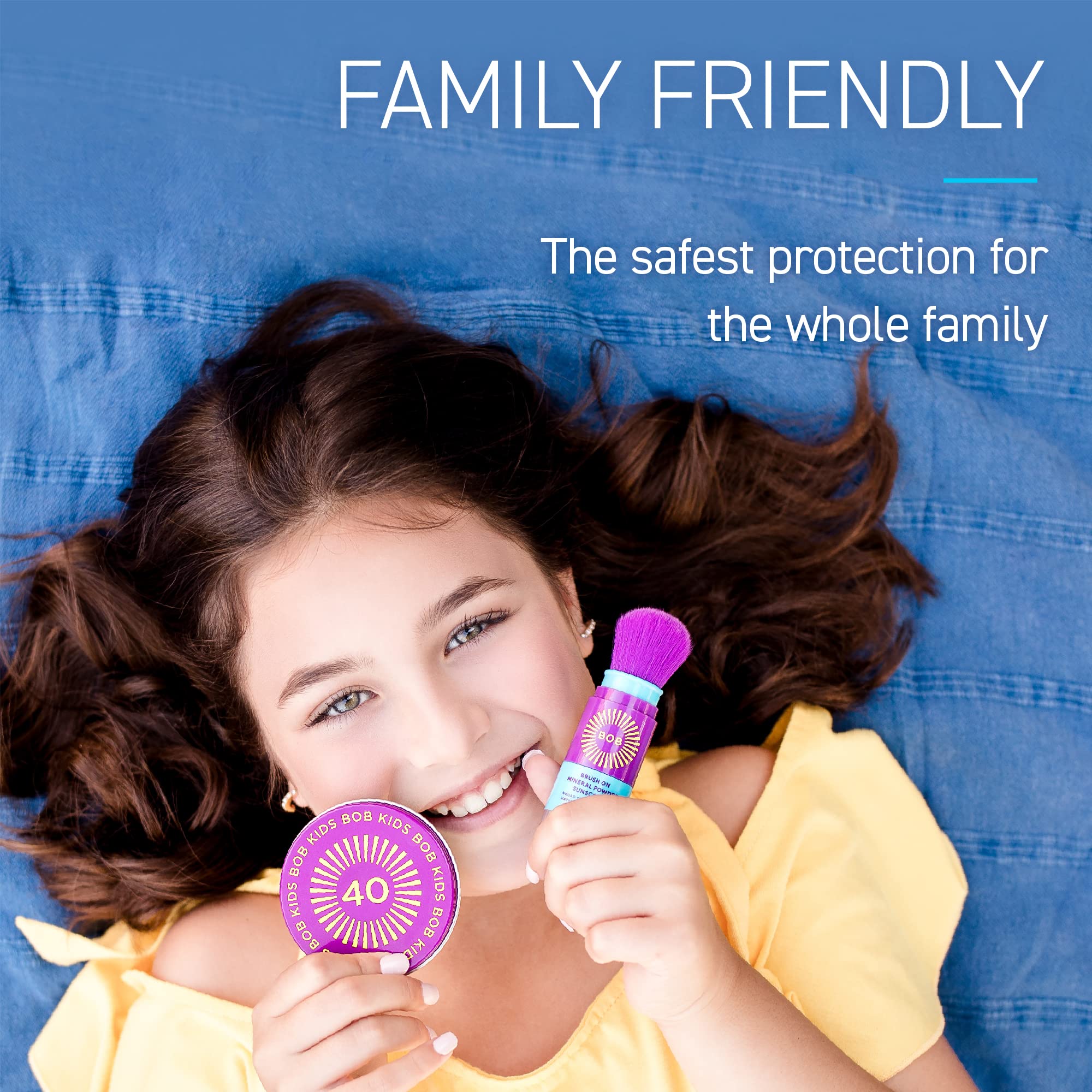 Brush On Block eco-friendly refills and kids sun protection packaging.