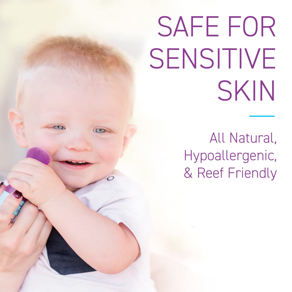 Brush On Block BOB Kids reef-friendly formula, oxybenzone-free.