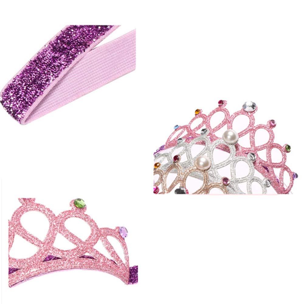B&S FEEL crown headband in party décor and photography setup