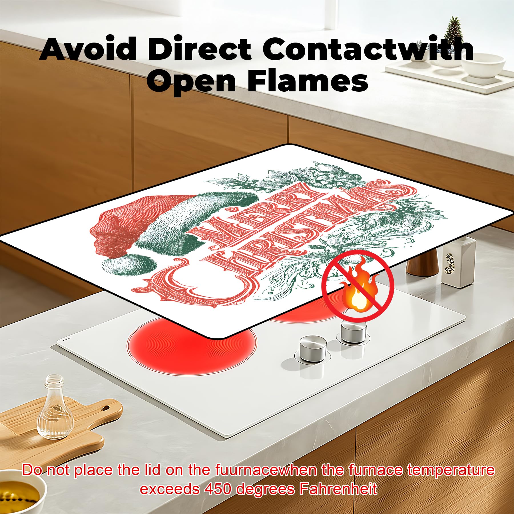 BSFHH electric stove protector safeguards surface from scratches and heat