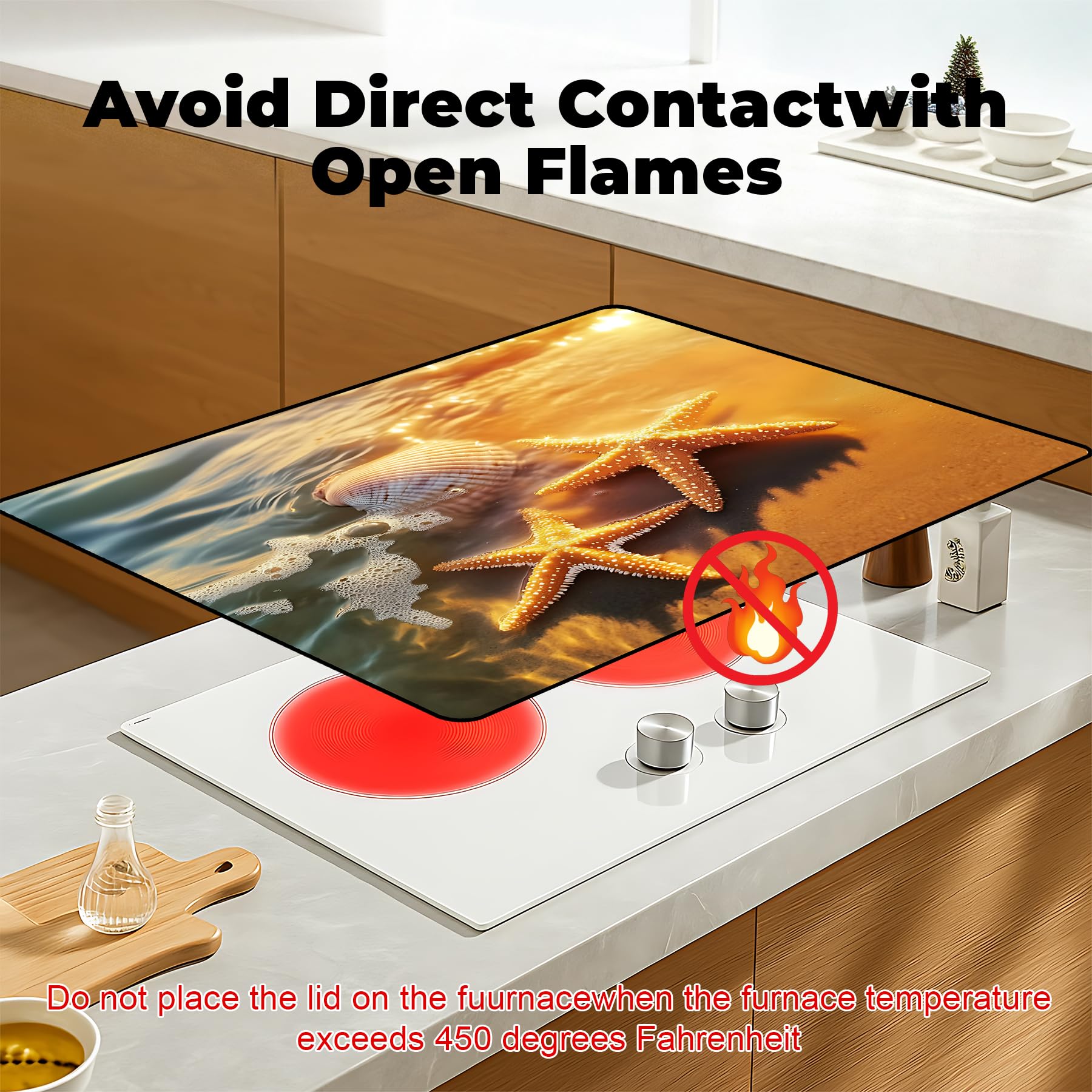 BSFHH heat-resistant up to 400°F label detail for safe use