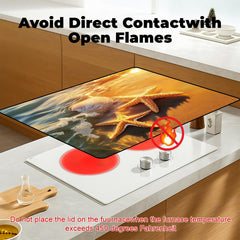 BSFHH heat-resistant up to 400°F label detail for safe use