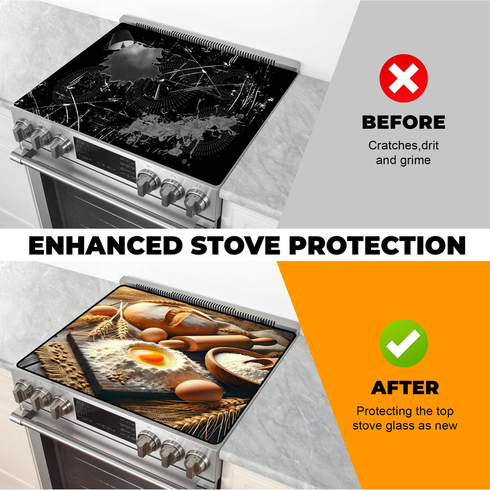BSFHH scratch-resistant top cover protects stove surface from scratches