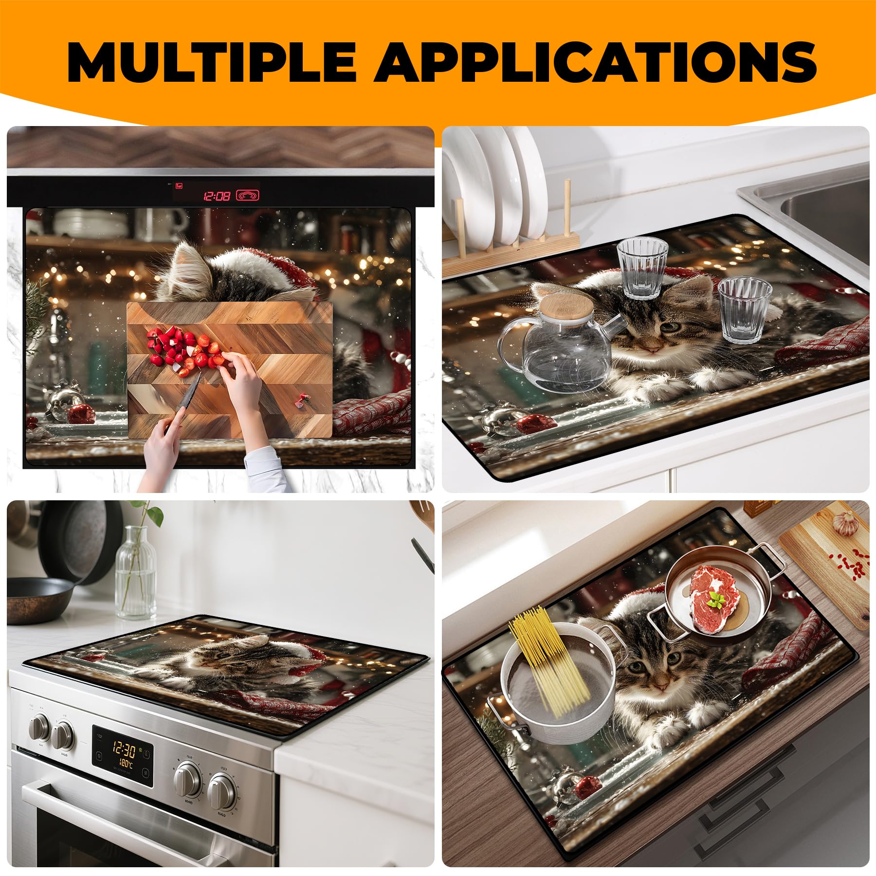 BSFHH secure-fit design prevents shifting during cooking or cleaning.