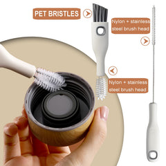 BSMstone bevelled cup lid brush head provides precise surface cleaning