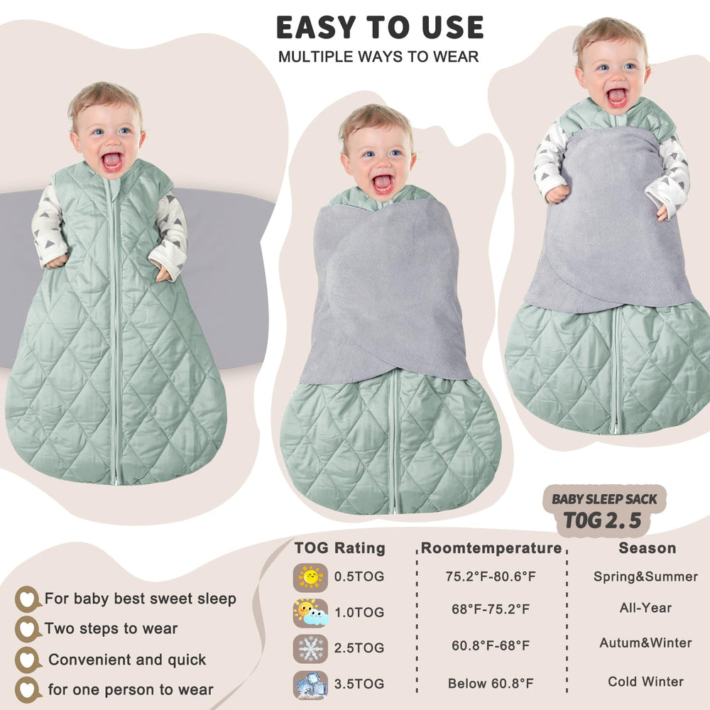 BSTOPPT arm-in and arm-out options support self-soothing and gradual transition.