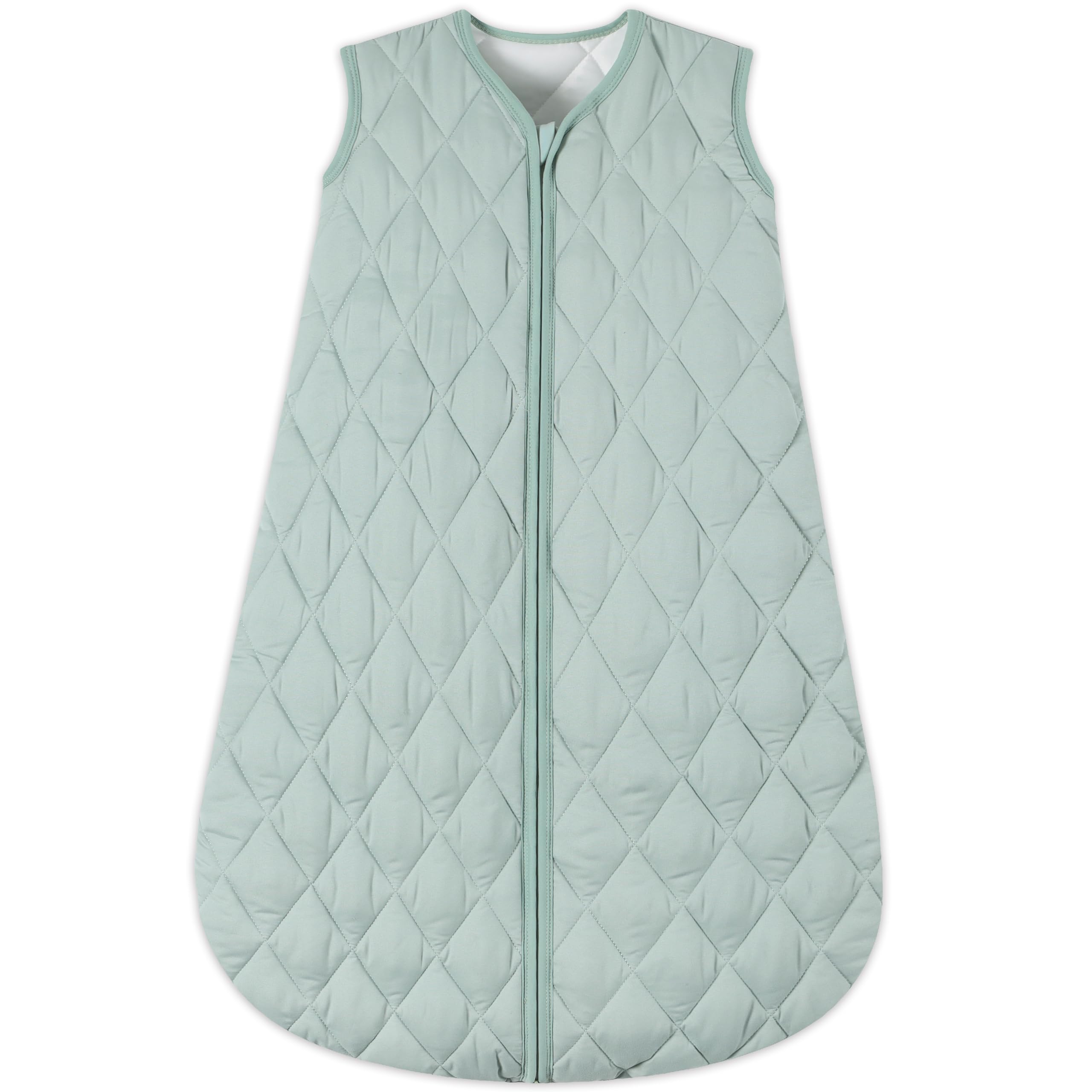 BSTOPPT baby sleep sack top view shows warm quilted fabric for cozy nights