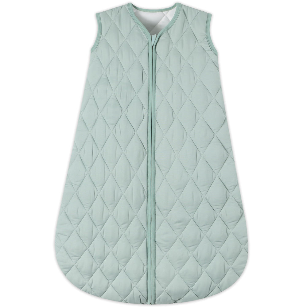 BSTOPPT baby sleep sack top view shows warm quilted fabric for cozy nights