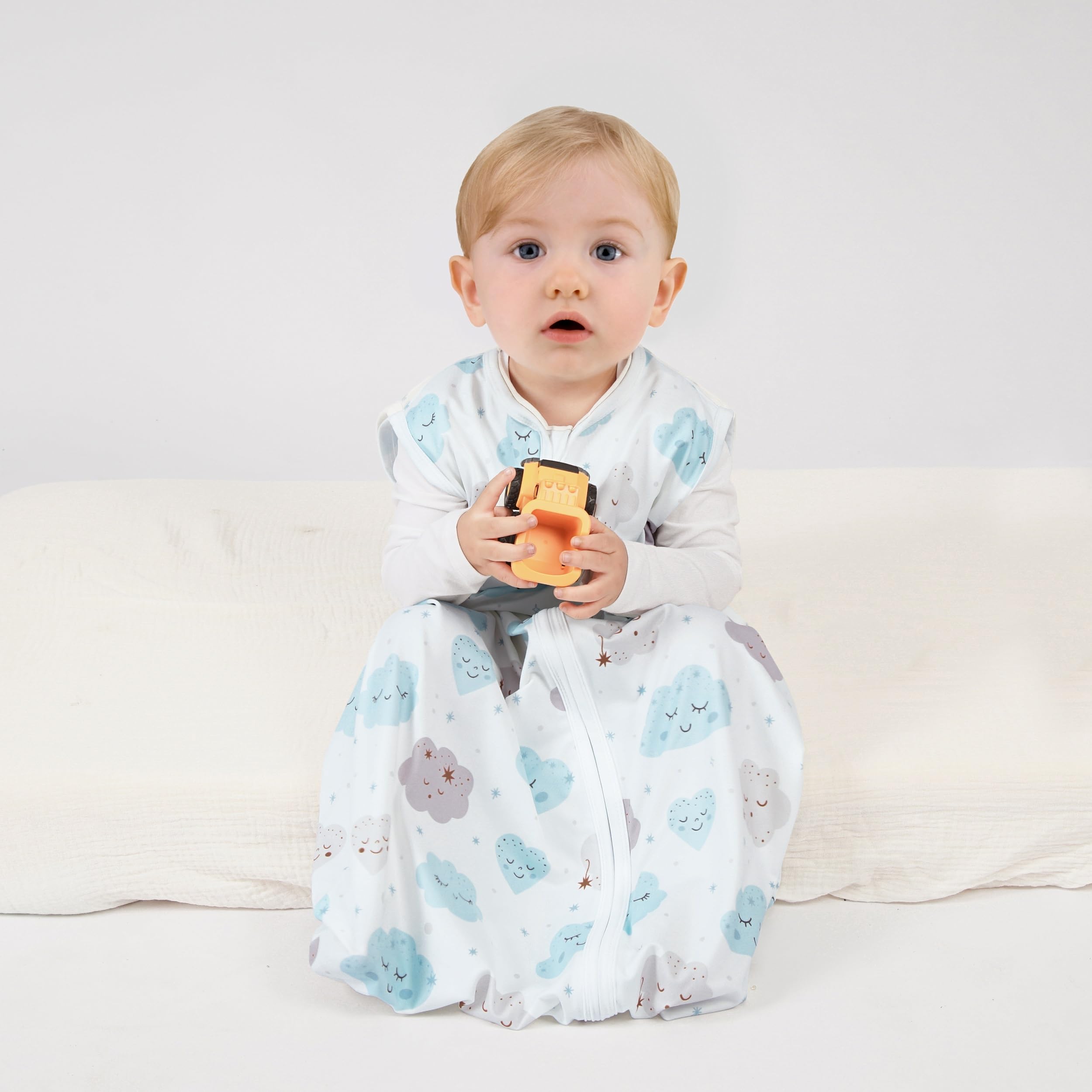 BSTOPPT machine-washable rayon cotton sleep sack stays soft after washes