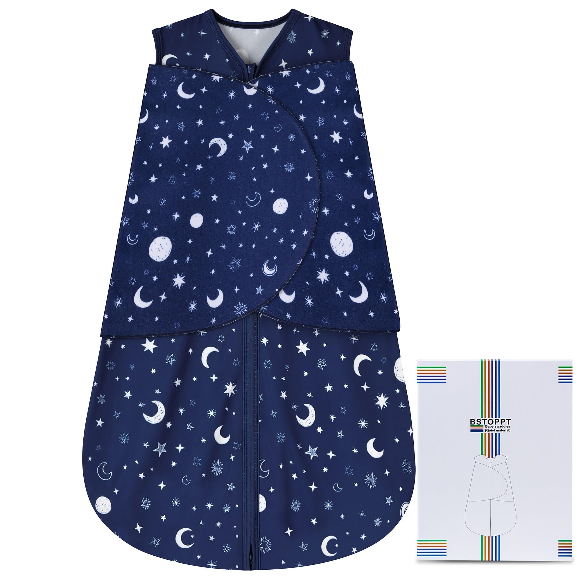 BSTOPPT Newborn Sleep Sack bedtime use creates cozy nights for babies.