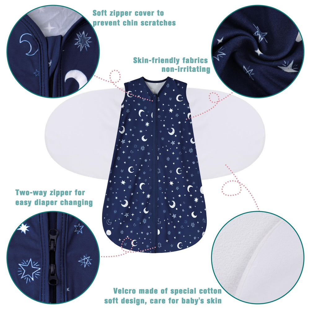 BSTOPPT bottom zipper scene enabling diaper changes without undswaddling