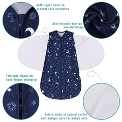 BSTOPPT bottom zipper scene enabling diaper changes without undswaddling