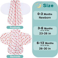 BSTOPPT reverse zipper for quick diaper changes without unswaddling.