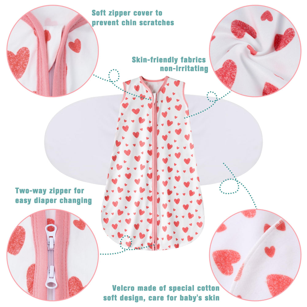 BSTOPPT sleeveless design helps prevent overheating while keeping baby secure.