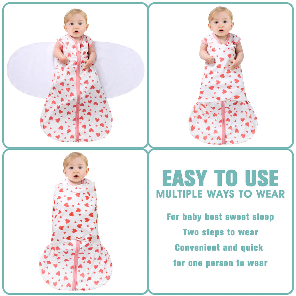 BSTOPPT three-way swaddling with arm-in, self-soothing, and easy transitions.
