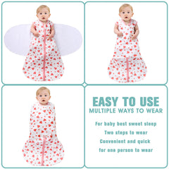 BSTOPPT three-way swaddling with arm-in, self-soothing, and easy transitions.