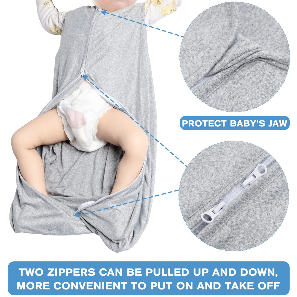 BSTOPPT sleep sack safety guard protects delicate skin during zipping