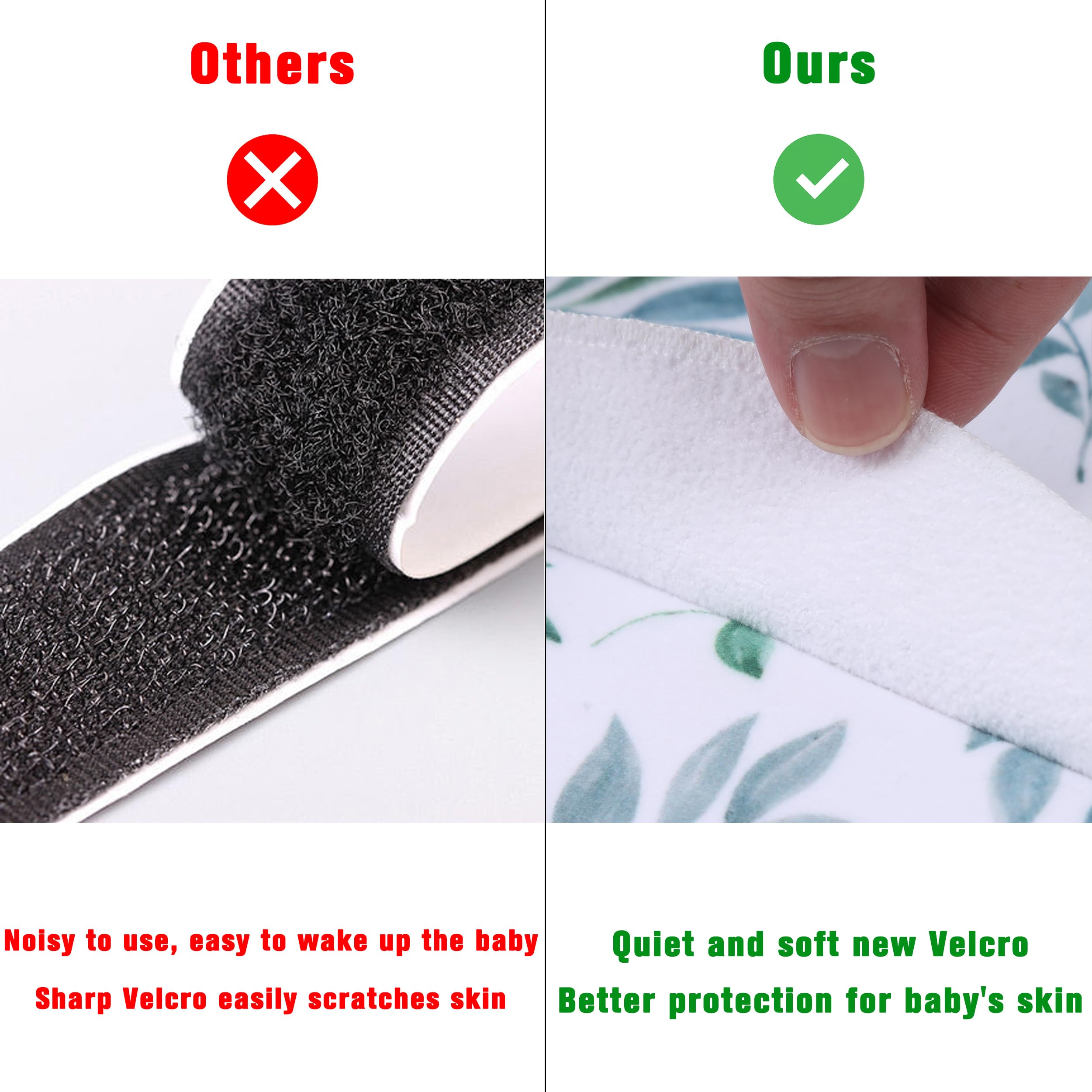 BSTOPPT baby sleep sack enables easy diaper changes without unswaddling.