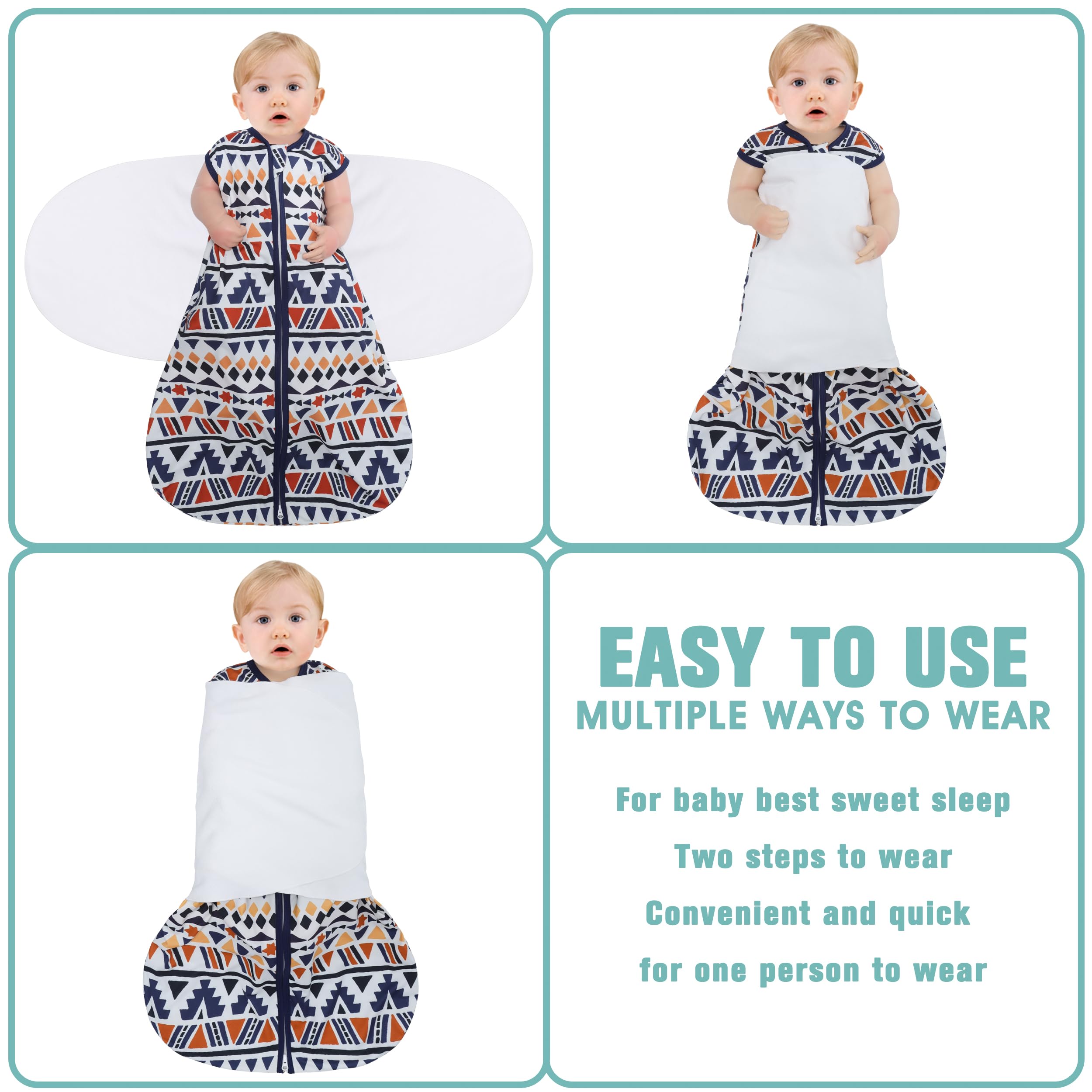 BSTOPPT 3-way adjustable swaddle demonstrating arm-in option