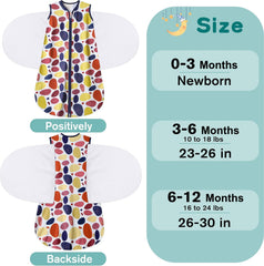 BSTOPPT reverse-zip design enables diaper changes without unswaddling.