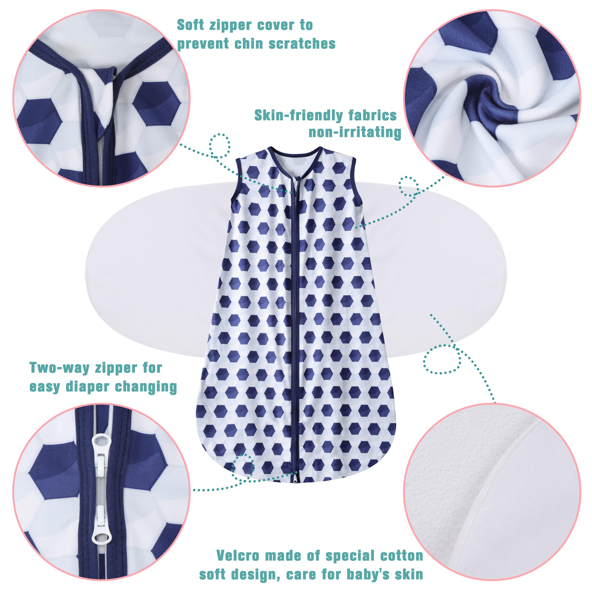 BSTOPPT sleeveless design reduces overheating while keeping baby secure