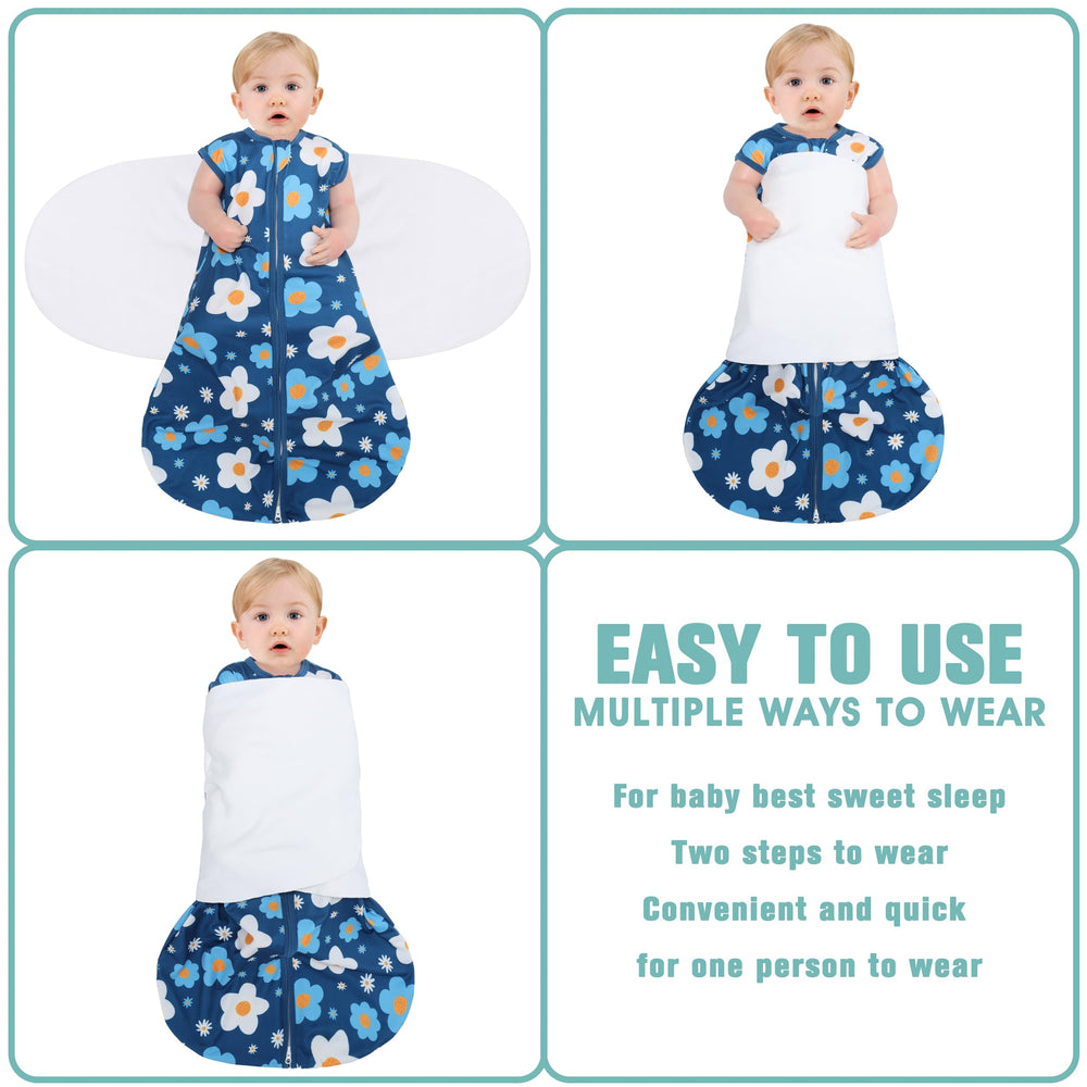 BSTOPPT Newborn Sleep Sack tog-0-5 closeup highlights breathable cotton.
