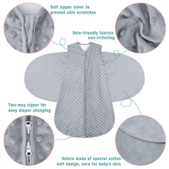 BSTOPPT reverse zipper bottom opening for easy diaper changes.