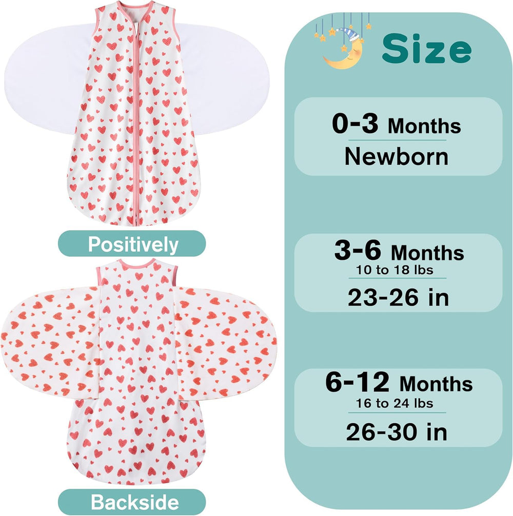 BSTOPPT sleep sack in 6-12 month size fits growing baby.