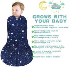 BSTOPPT Sleep Sack wearable-blanket full view highlights snug, secure fit.
