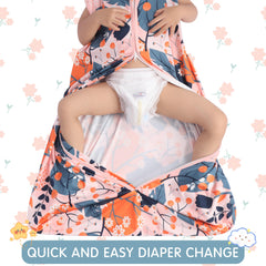 BSTOPPT Two-Way Zipper Sleep Sack enables easy midnight diaper changes.