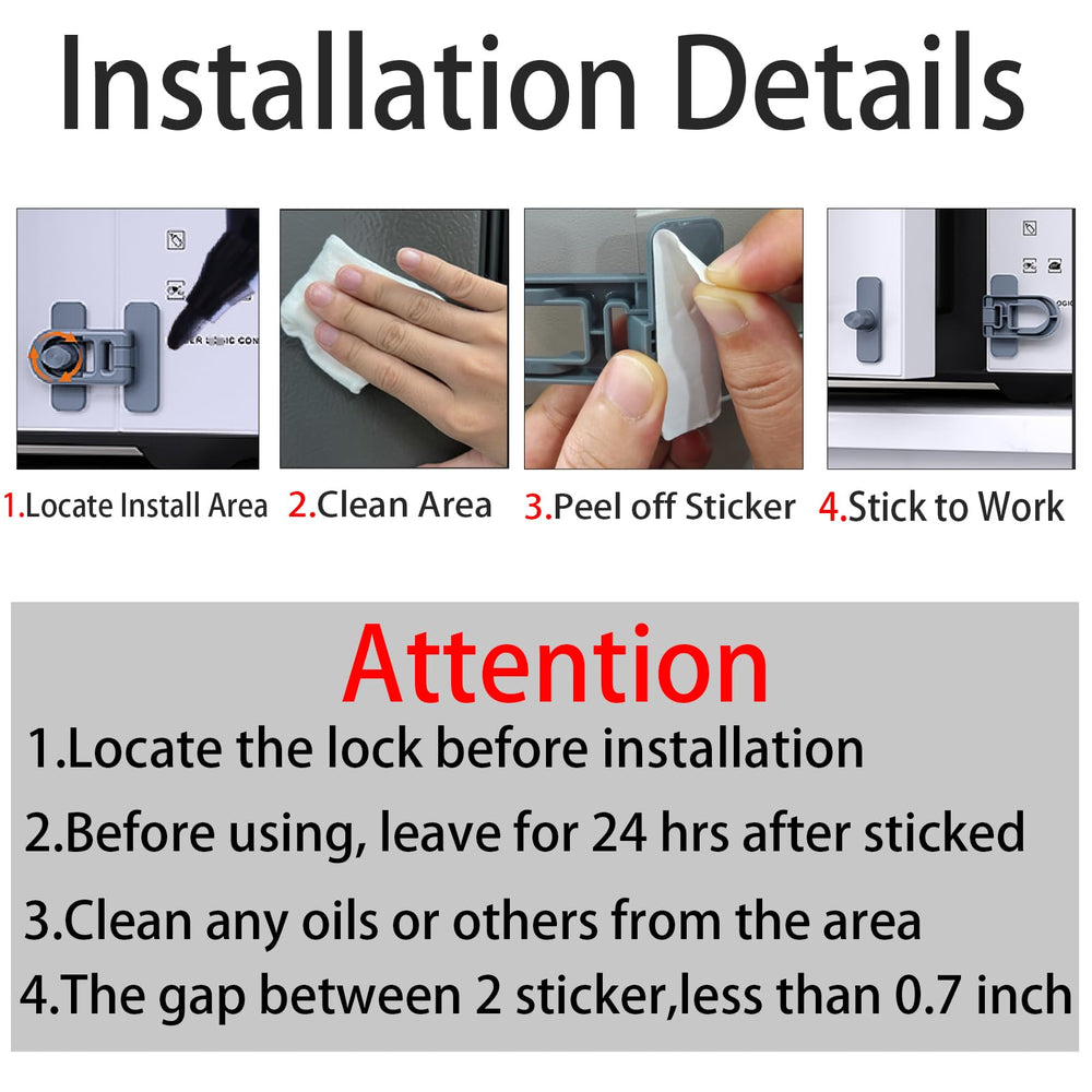 Bstsilver Refrigerator Lock suits travel needs for RVs, hotels, and cabins.