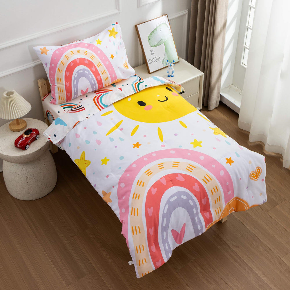 Btargot unique-design stripes and cartoons brighten kids room