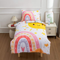 Btargot toddler bottom sheet fits standard toddler beds securely