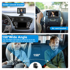 BTLMEMO night vision view shows clear footage in low light without disturbing baby