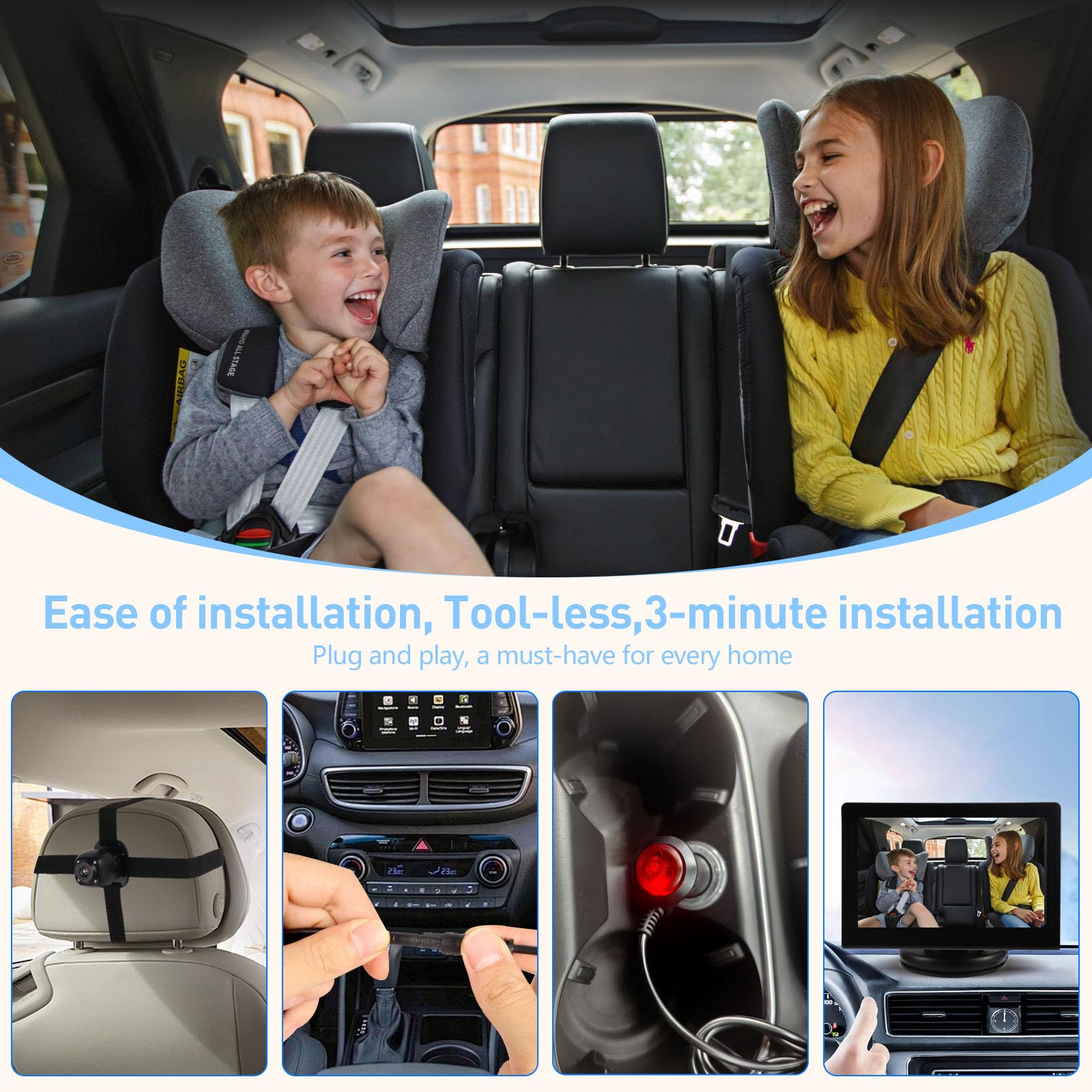 BTLMEMO stable suction mount keeps the display steady during travel