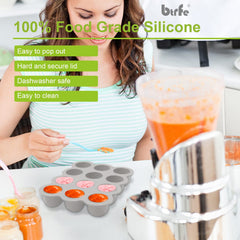 btrfe clip on lid seals the tray for freshness and easy stacking
