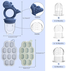 btrfe fruit feeder pacifier supports safe self-feeding.