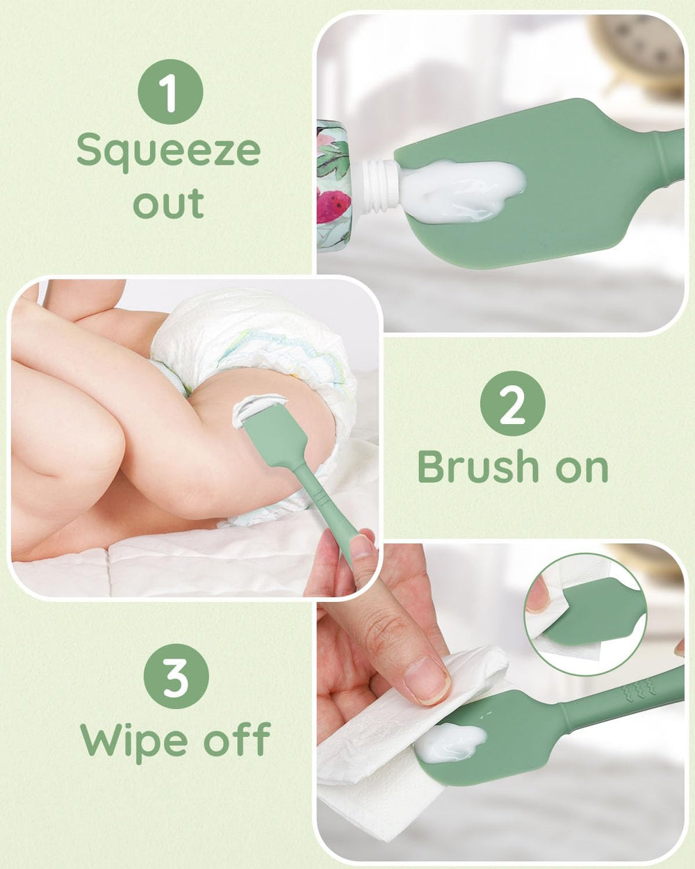 btrfe 6.4-inch large spatula reaches bottom of jars for efficient scooping.