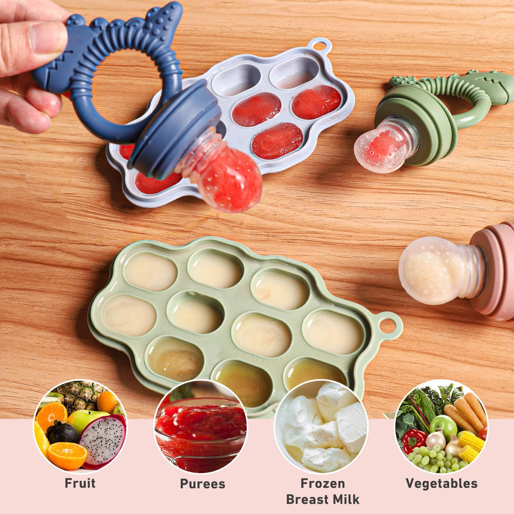 btrfe popsicle mold close view highlights easy pop out design for quick frozen snacks.