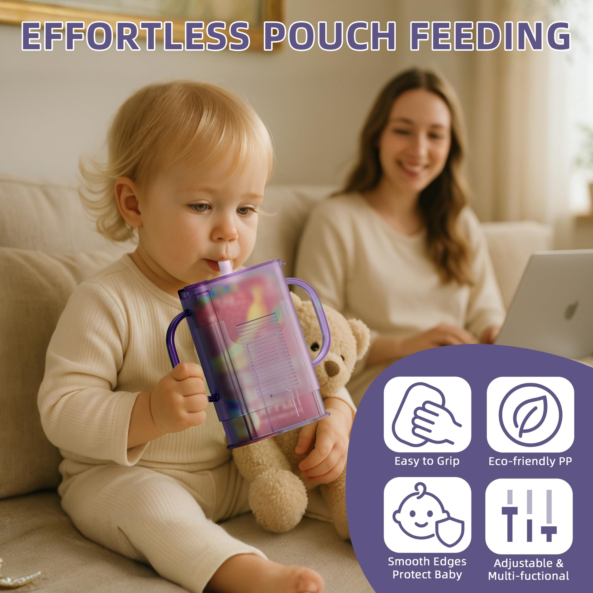 btrfe pouch holder dishwasher-safe design for easy cleanup