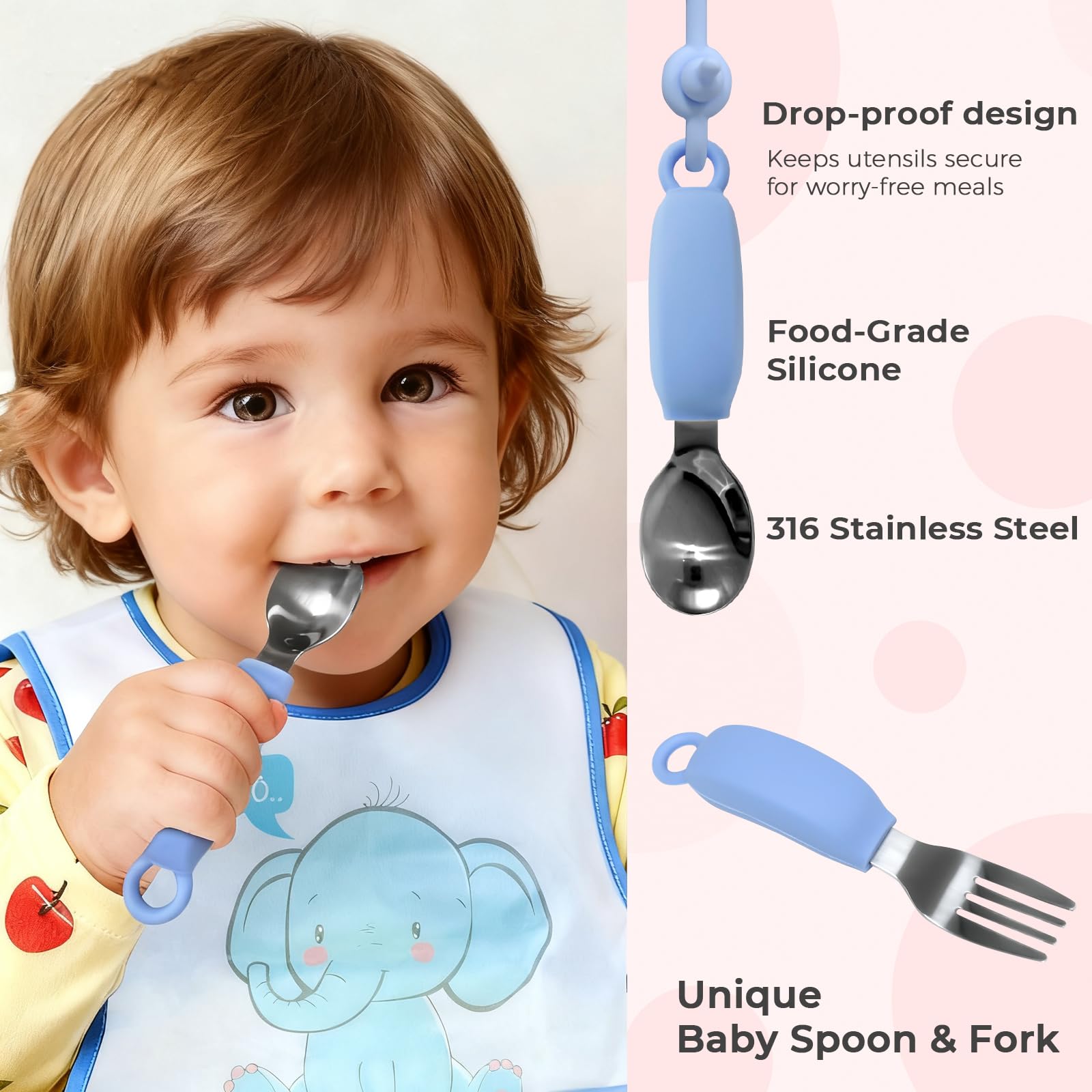 BTRFE silicone straw for easy sipping during outings