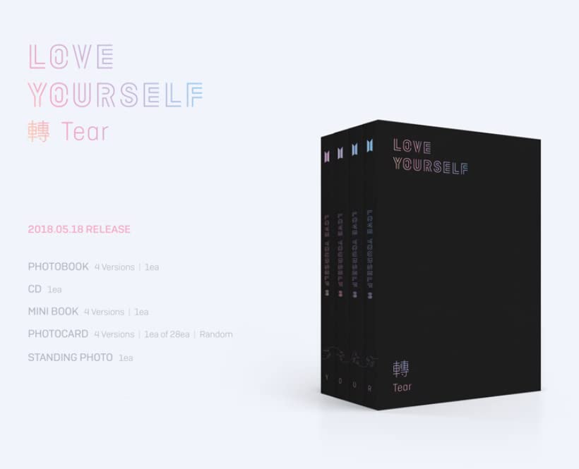 BTS Love Yourself Tear Y Version photobook page showing high-quality images for fan viewing