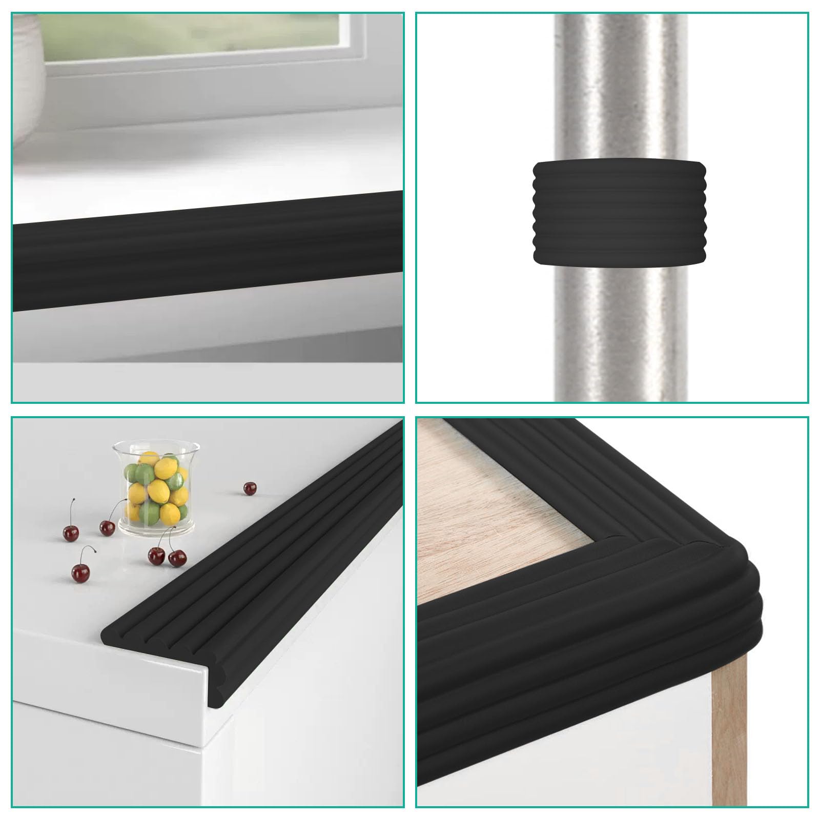 BUXIMN cabinet-edge protector shields kids from sharp corners
